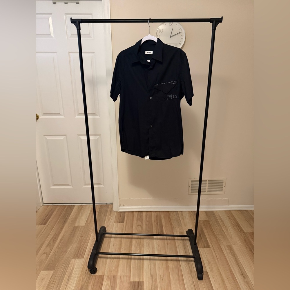 Moschino Black Casual Button Down Shirt